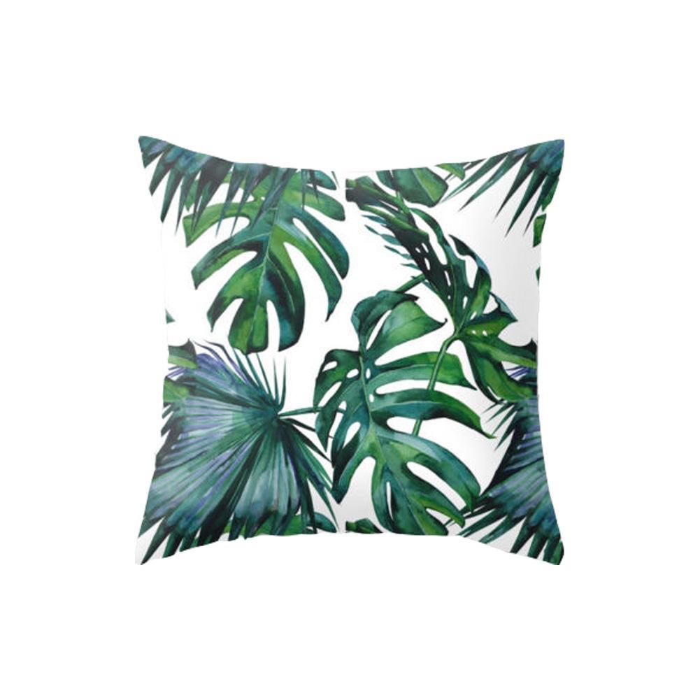 Square Cushion - Dark Green Cactus