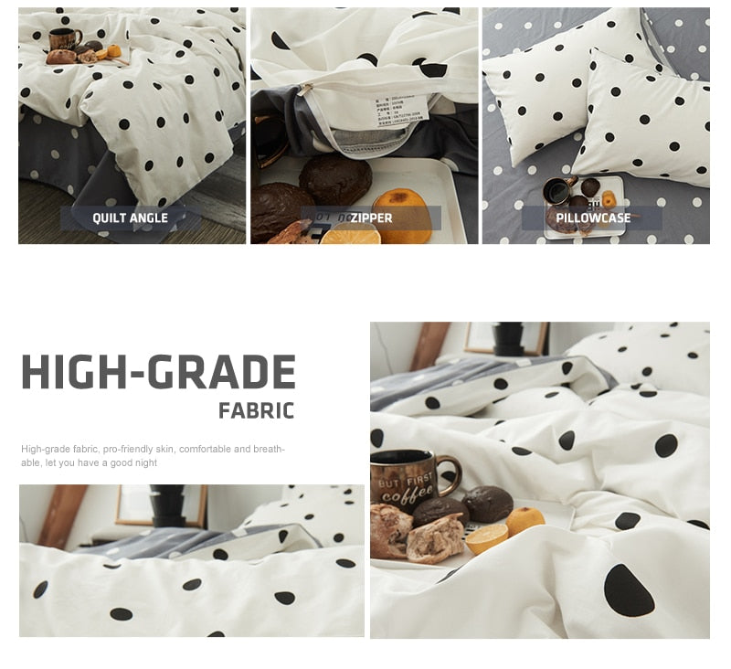 Bedding Set 100% Cotton (dot)