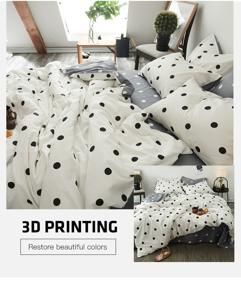 Bedding Set 100% Cotton (dot)