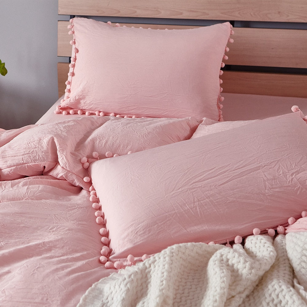 Bedding Set 100% Cotton (pink)