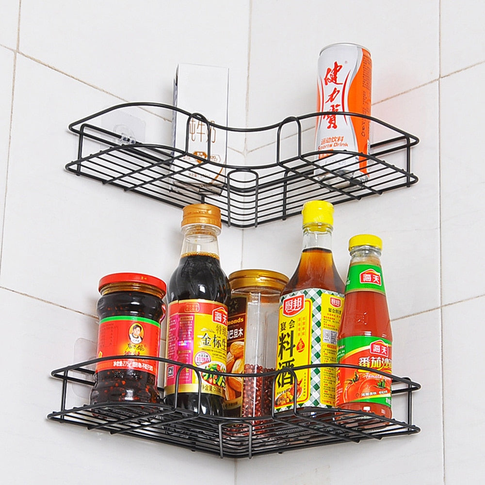 Corner Frame with 4 Suction Cup Sticker Hangers