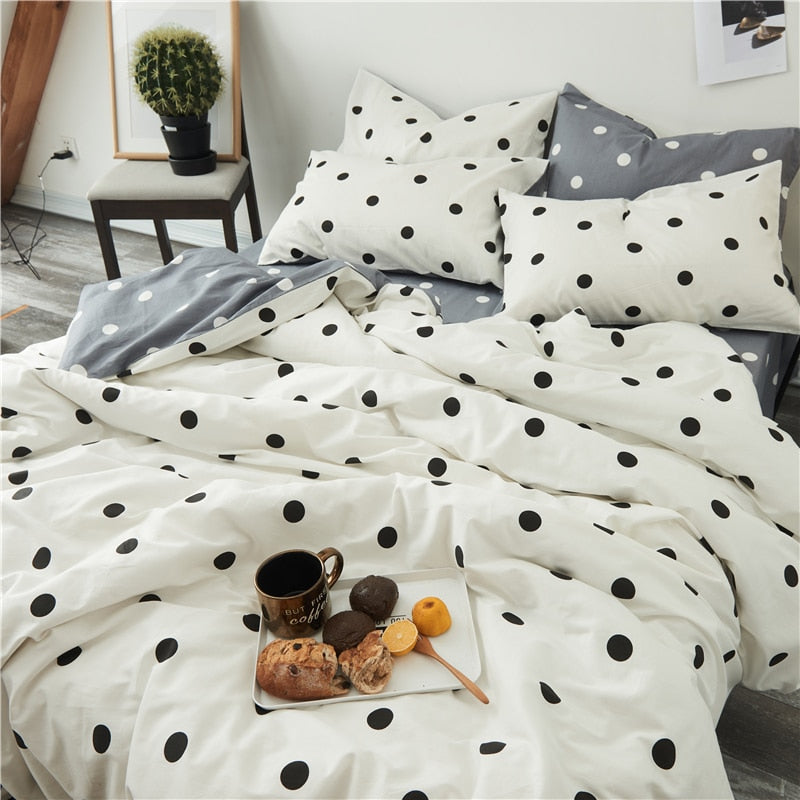 Bedding Set 100% Cotton (dot)