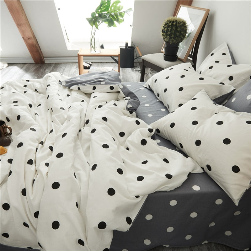 Bedding Set 100% Cotton (dot)