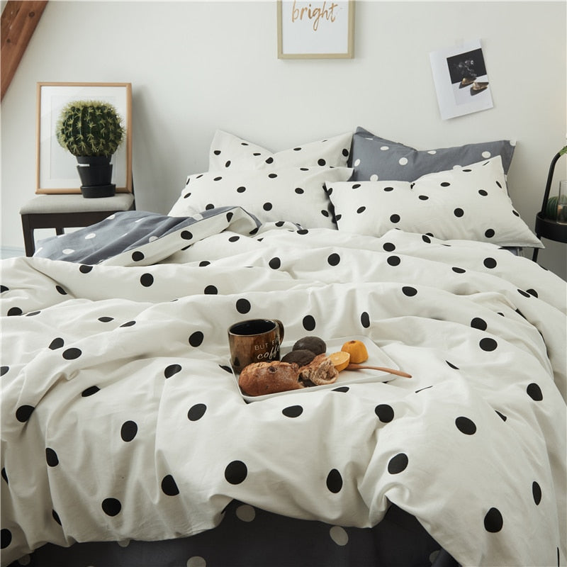 Bedding Set 100% Cotton (dot)