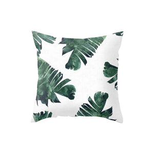 Square Cushion - Dark Green Cactus