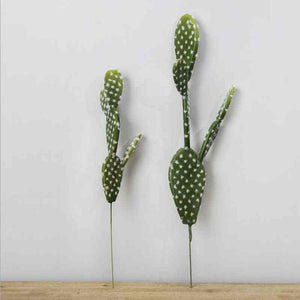 Srtificial tropical cactus plant green (2pcs)