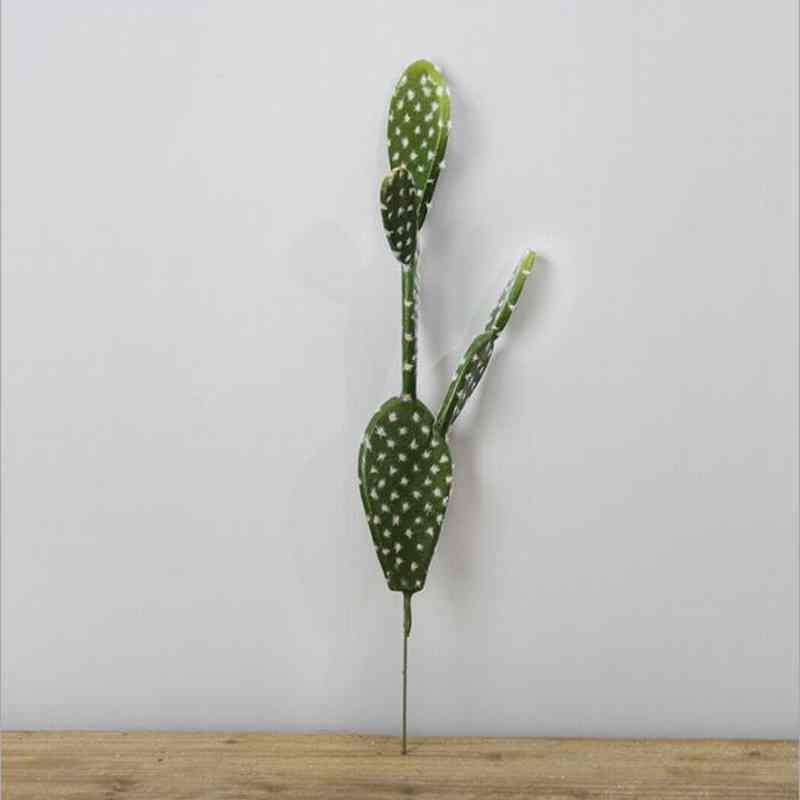 Srtificial tropical cactus plant green (2pcs)